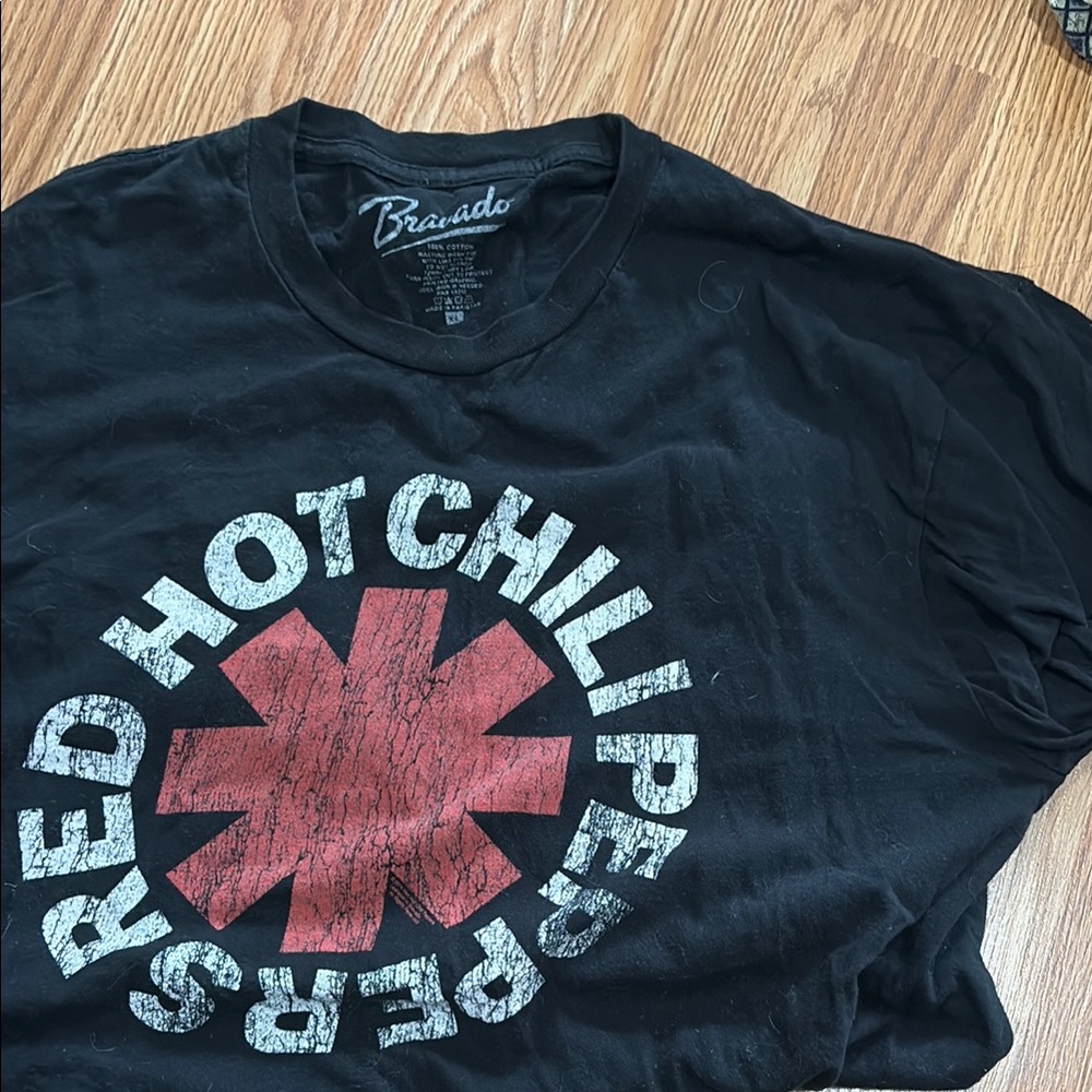 Bravado Black Red Hot Chili Peppers Short Sleeve Tee